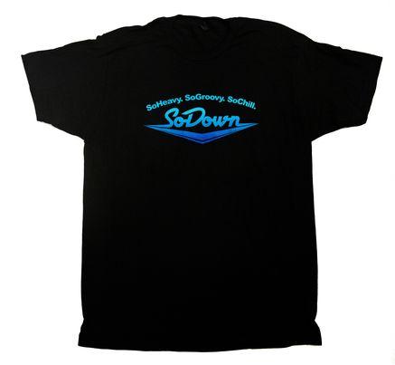 SoDown - SoHeavy. SoGroovy. SoChill. Logo T-shirt  (Blue)